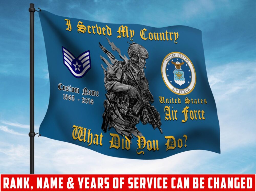US Air Force, We Own The Sky - Flying Flag 5×8 Feet(152×244 Cm)