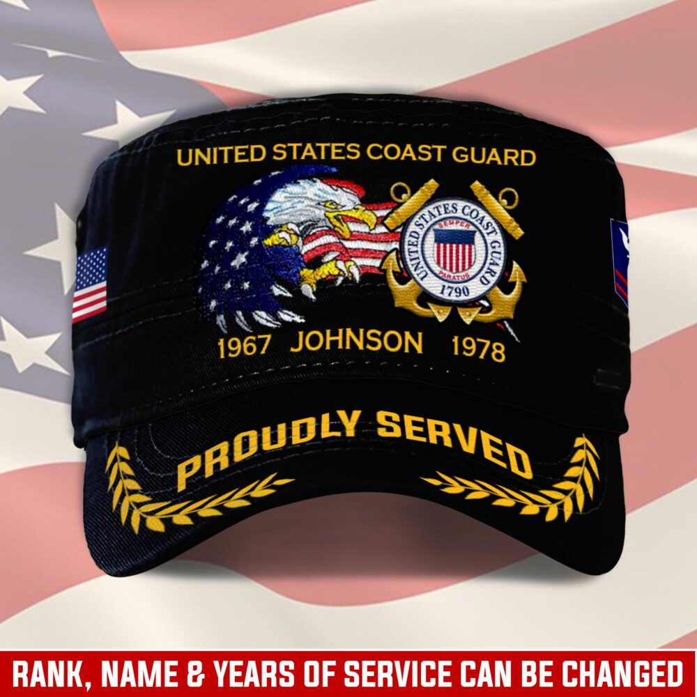 US Coast Guard, Duty, Honor, Country - Military Cap