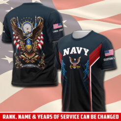 US Navy, E 6 Red - T-Shirt