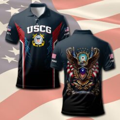 US Coast Guard, E 2 White - Polo Shirt