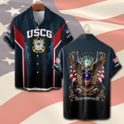 US Coast Guard, Semper Paratus - Short Sleeve Button Shirt