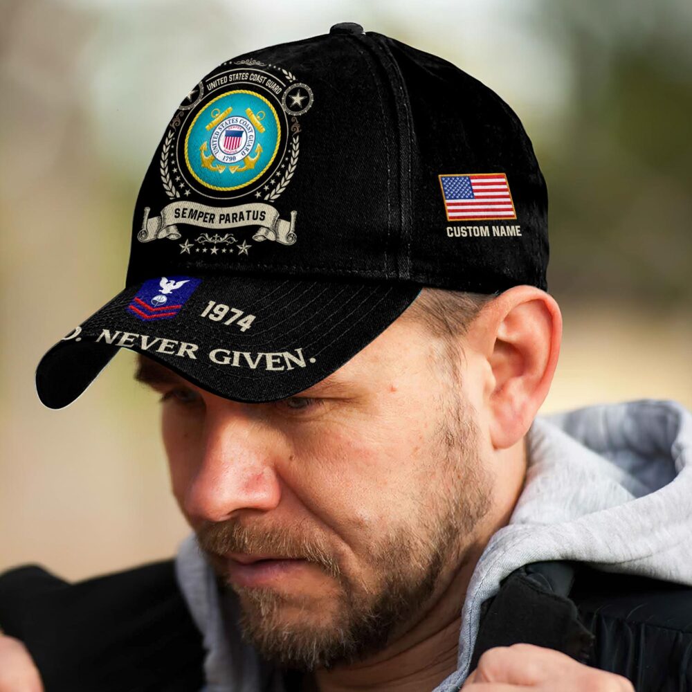 US Coast Guard, Freedom Over Fear - Classic Cap - Image 3