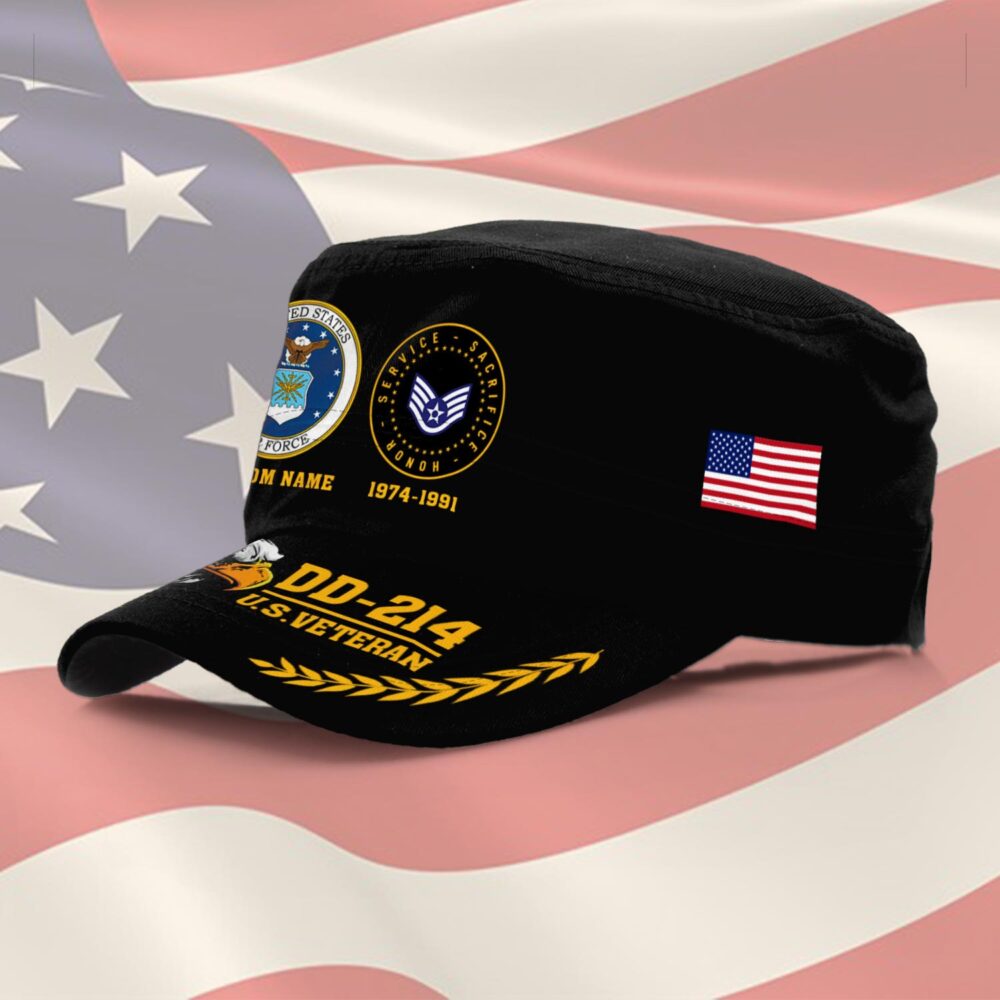 US Air Force , Land Of The Free, Because Of The Brave - Military Cap - Image 2