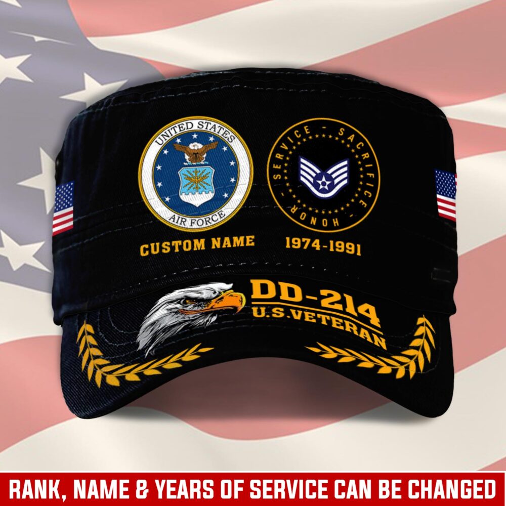 US Air Force , Land Of The Free, Because Of The Brave - Military Cap