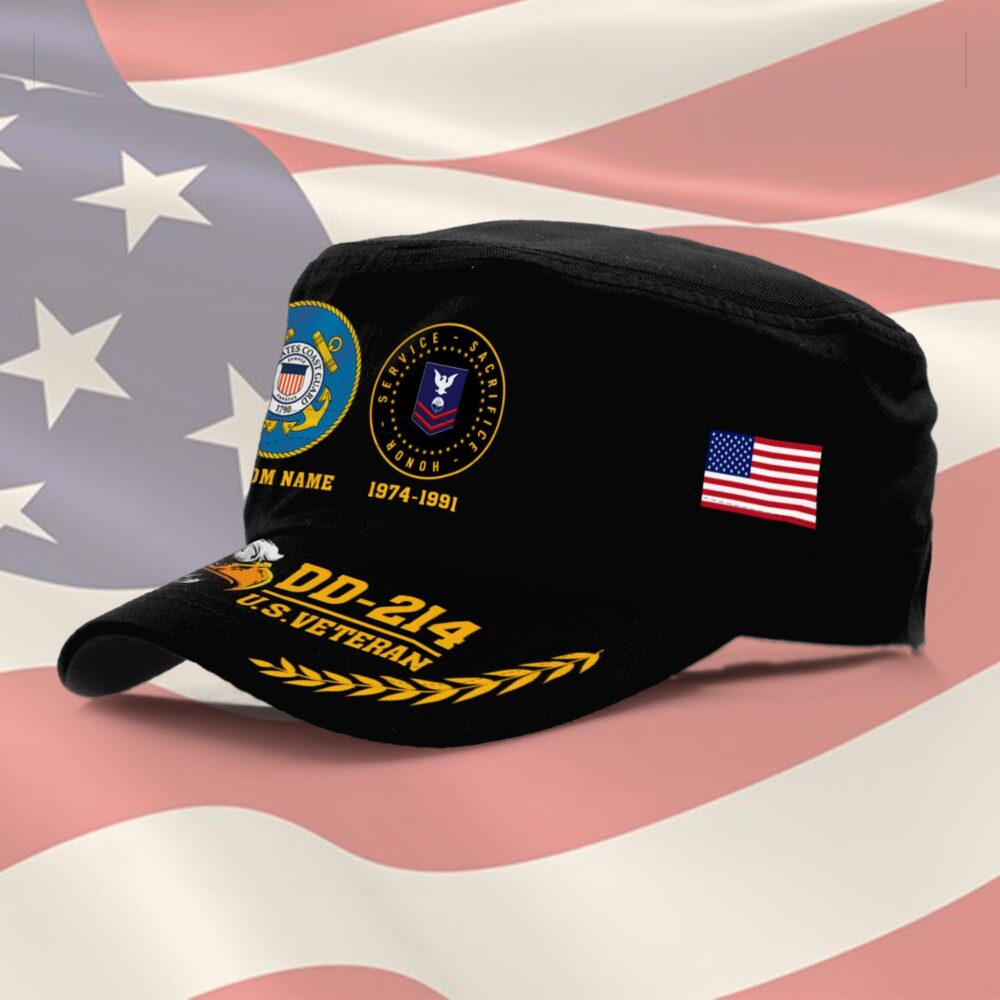 US Coast Guard, E 3 Red - Military Cap - Image 2