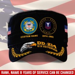 US Coast Guard, E 3 Red - Military Cap
