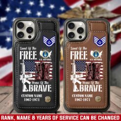 US Air Force , Once An Airman, Always An Airman - Leather Flip Phone Case