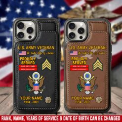 US Army, All Gave Some, Some Gave All - Leather Flip Phone Case