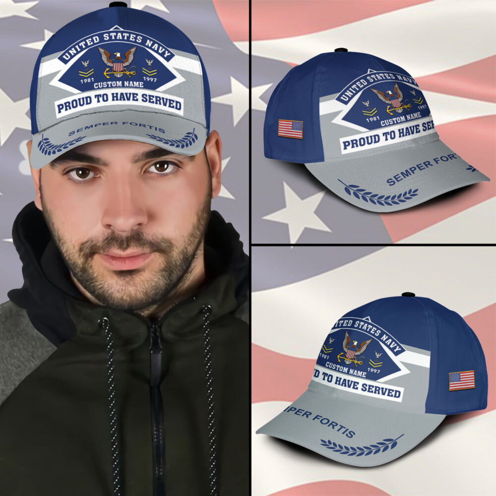 US Navy, E 9 Gold - Classic Cap - Image 3