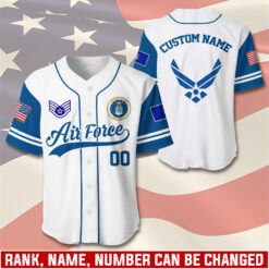 US Air Force , Honoring All Who Served - Baseball Jersey