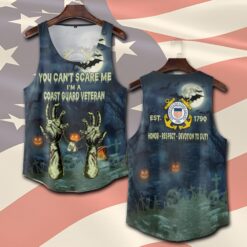 US Coast Guard, American By Birth, Veteran By Choice - Tank-Top