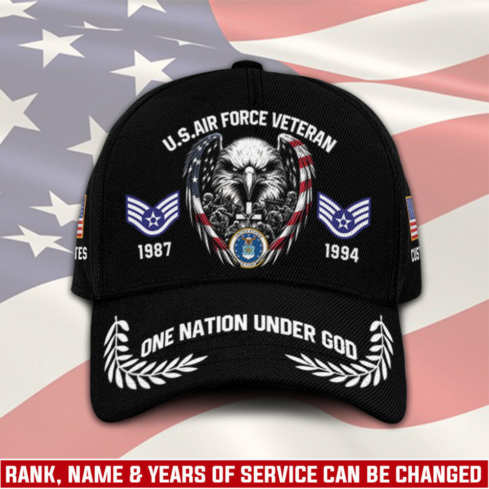 US Air Force, Land Of The Free, Because Of The Brave - Classic Cap