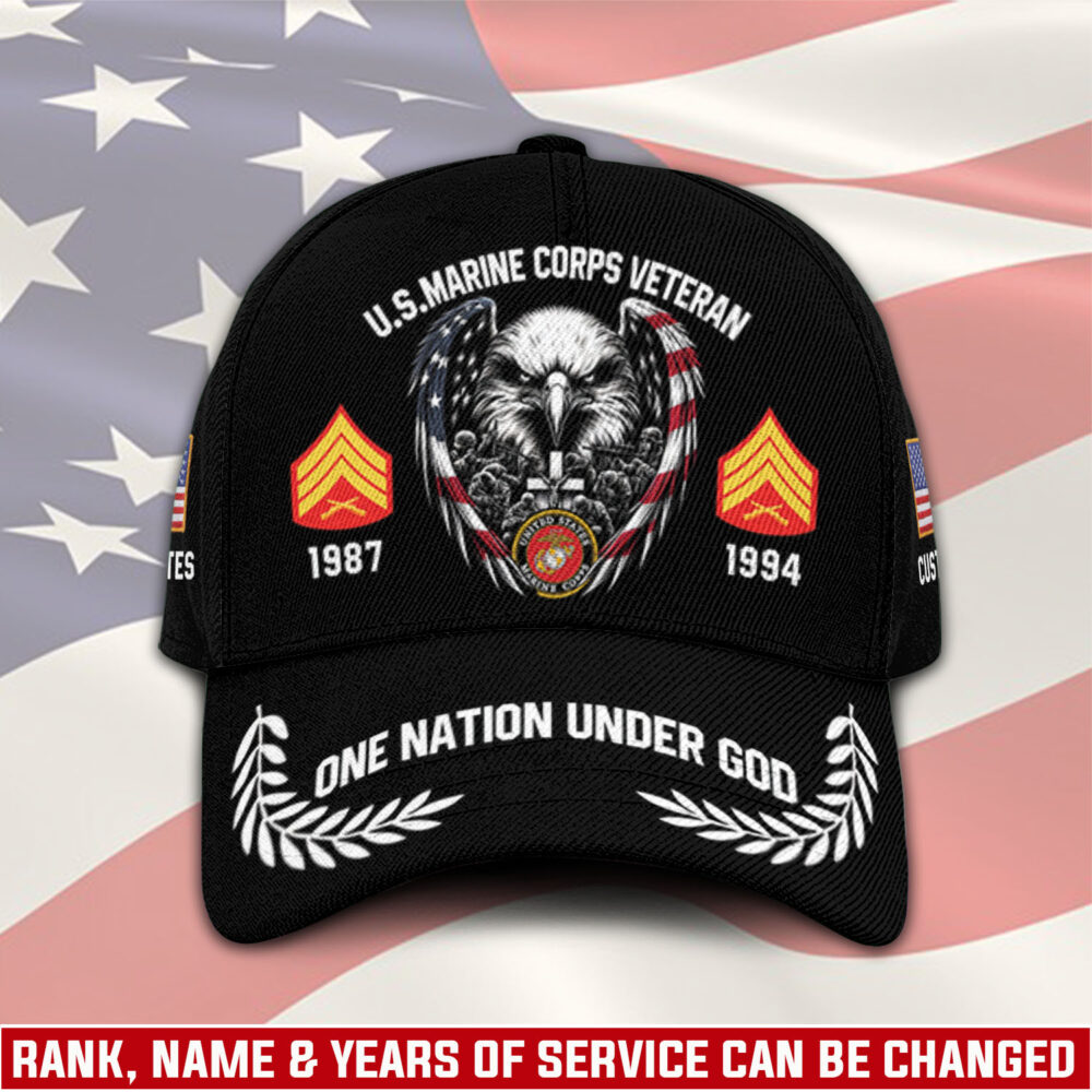 US Marine Corps, Honor, Duty, Service - Classic Cap