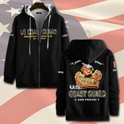 US Coast Guard, Honor The Fallen - Zip Hoodie