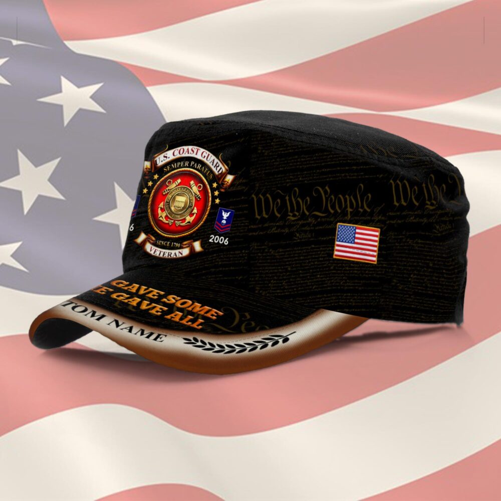 US Coast Guard, All Gave Some, Some Gave All - Military Cap - Image 2