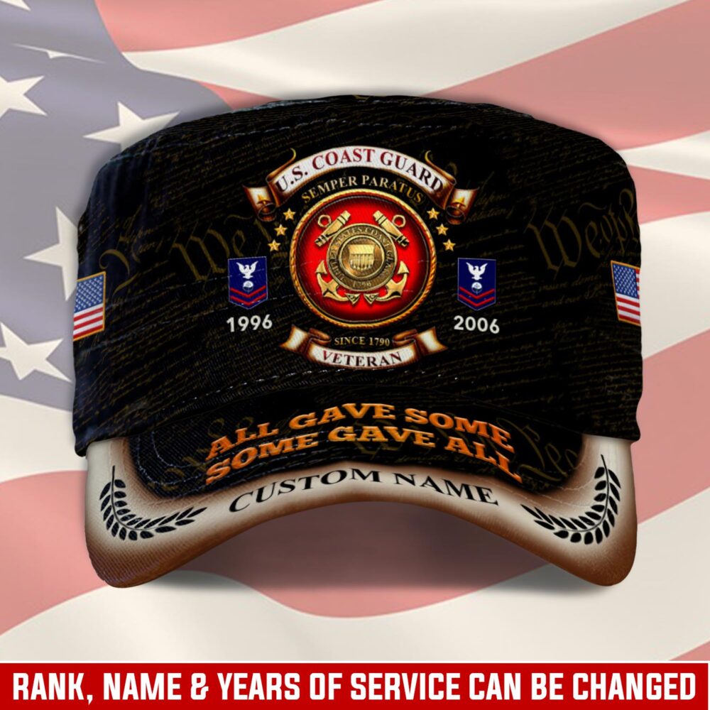 US Coast Guard, All Gave Some, Some Gave All - Military Cap