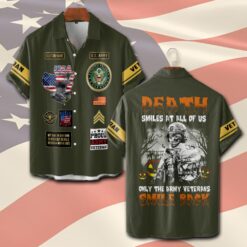 US Army, No One Fights Alone - Short Sleeve Button Shirt