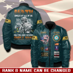 US Coast Guard, Thank a Veteran - Bomber Jacket