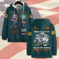 US Coast Guard, E 5 Gold - Zip Hoodie