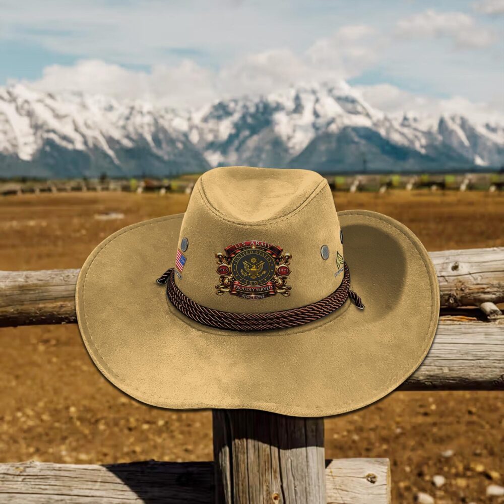 US Army, E 9 Army Sergeant Major - Cowboy Hat - Image 5