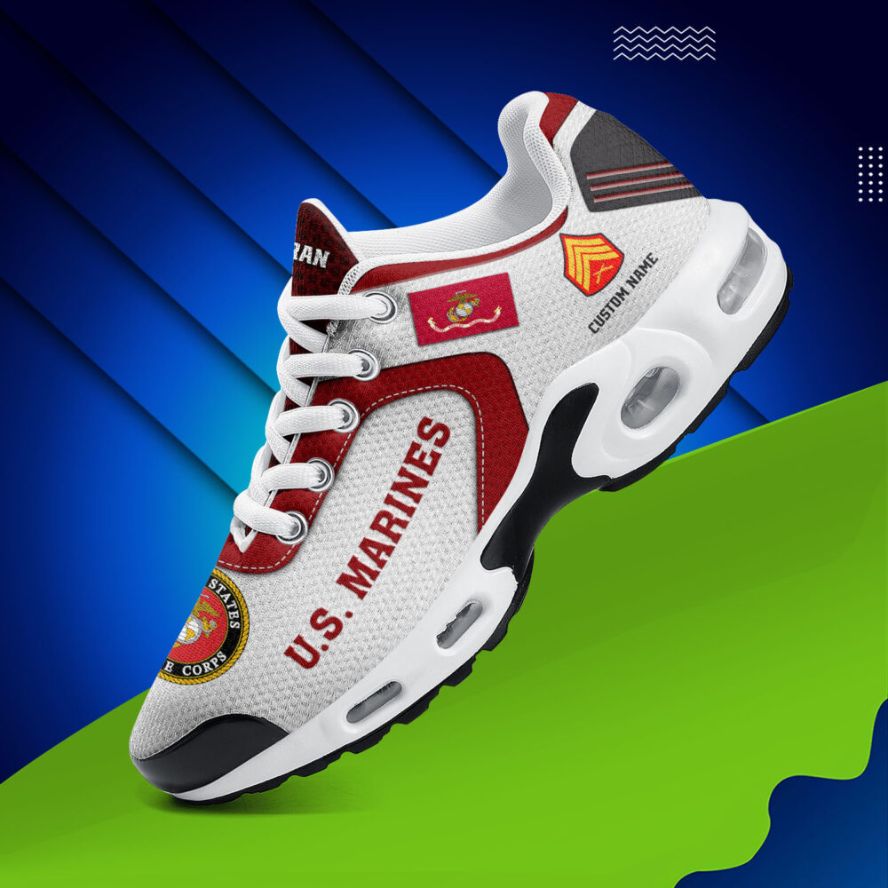 US Marine Corps, I Walked The Walk - Air Max Plus Shoes - Image 2