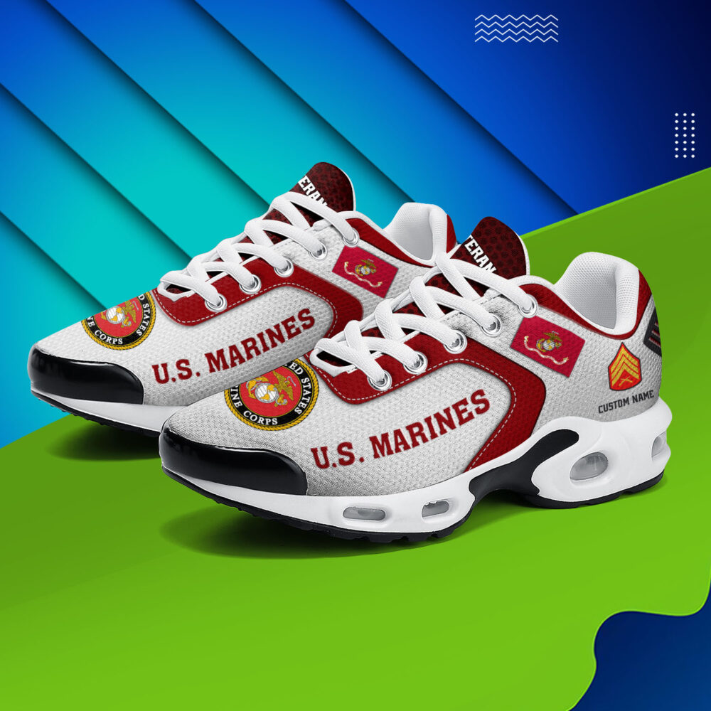 US Marine Corps, I Walked The Walk - Air Max Plus Shoes - Image 3
