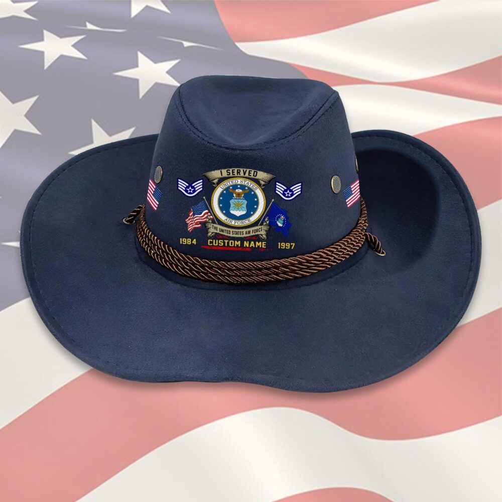 US Air Force , Thank a Veteran - Cowboy Hat - Image 4