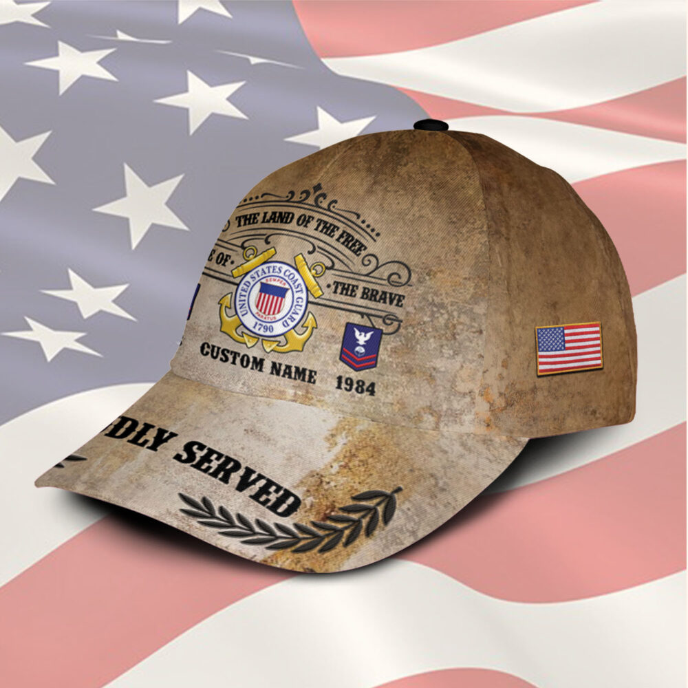 US Coast Guard, E 6 Red - Classic Cap - Image 2