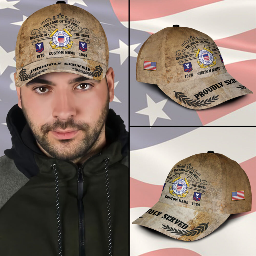 US Coast Guard, E 6 Red - Classic Cap - Image 3