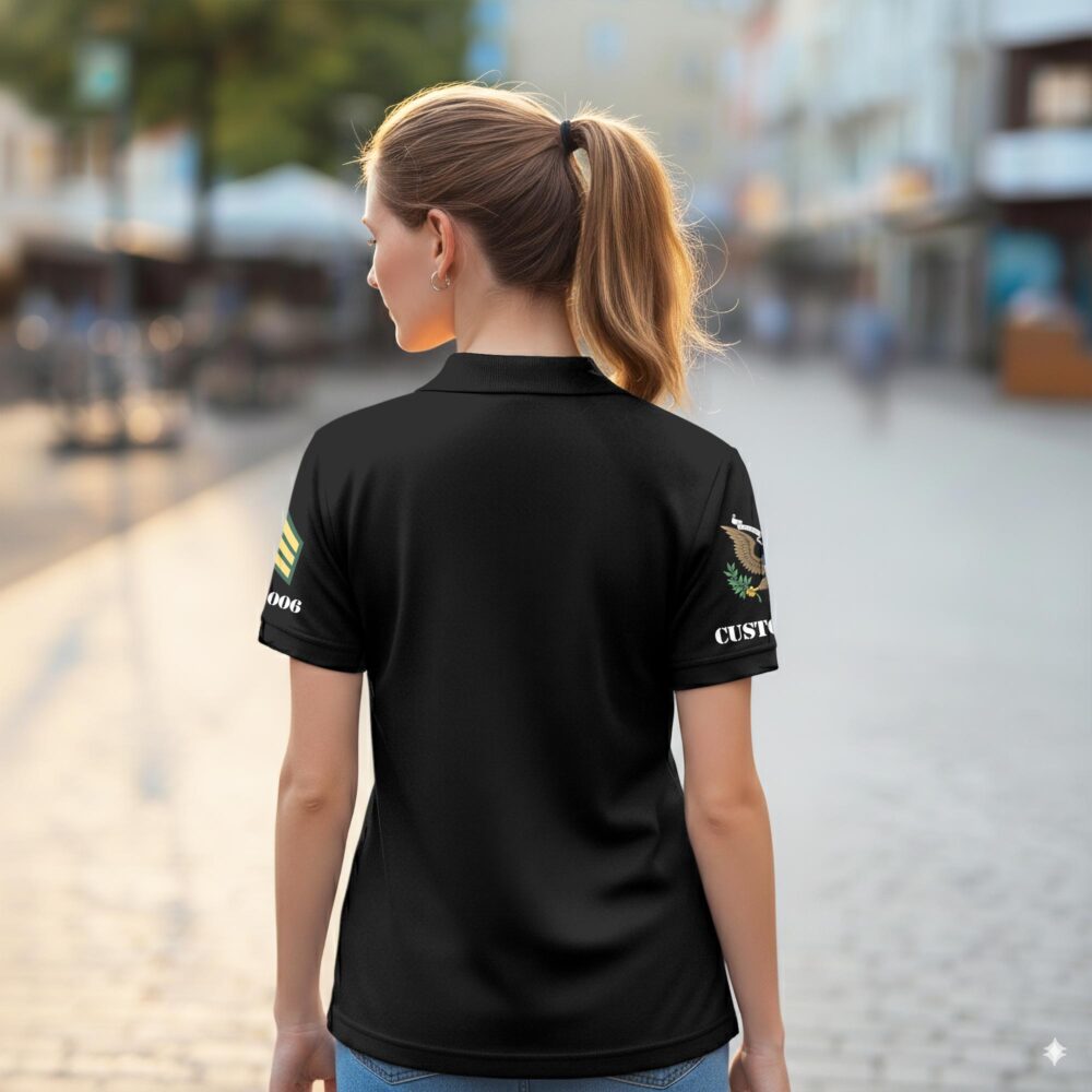 US Army, Proud To Have Served - Women Polo Shirt - Image 3
