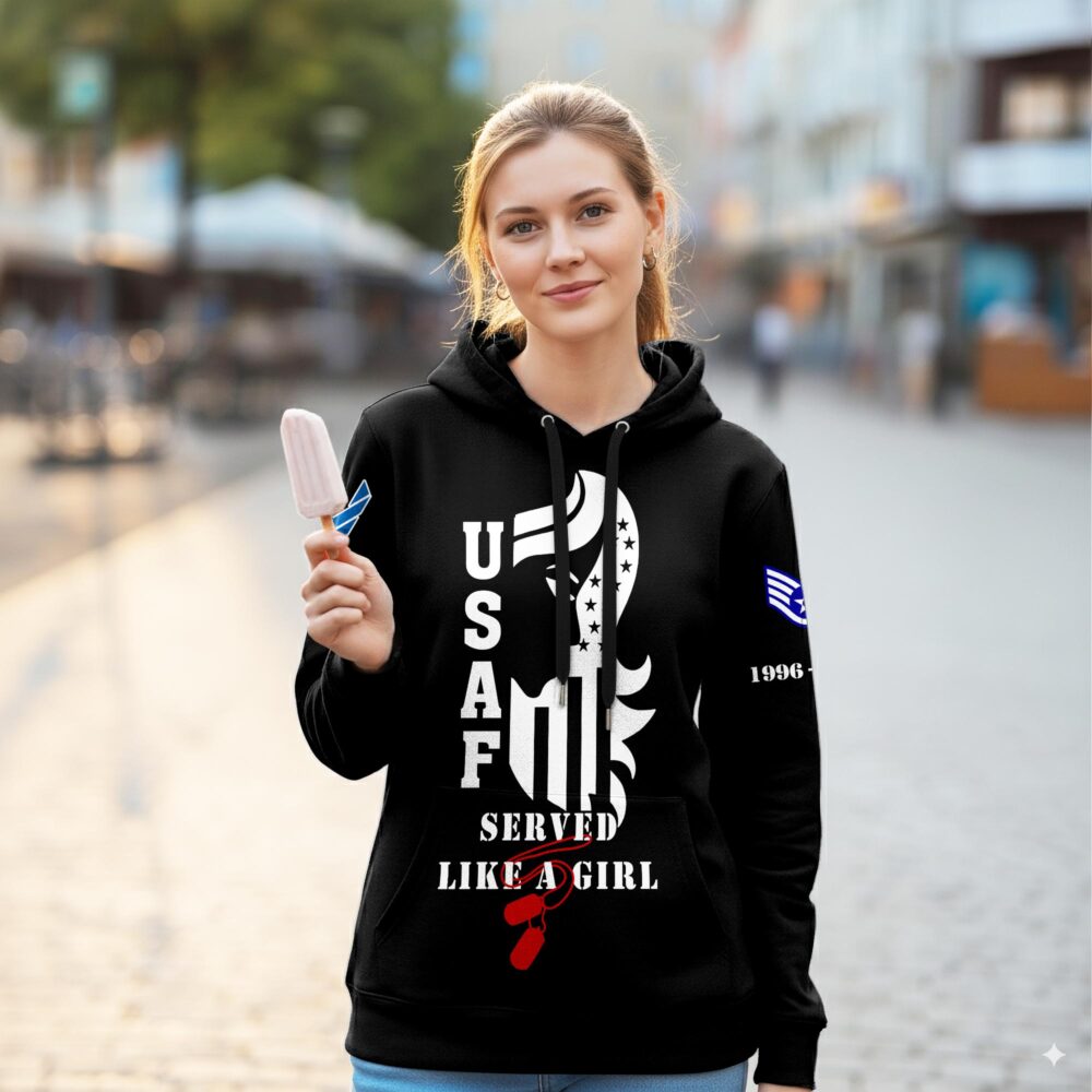 US Air Force , Honor The Fallen - Women Hoodie - Image 2