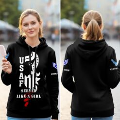 US Air Force , Honor The Fallen - Women Hoodie