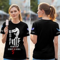 US Air Force , E 6 Air Force Technical Sergeant - Women T-Shirt