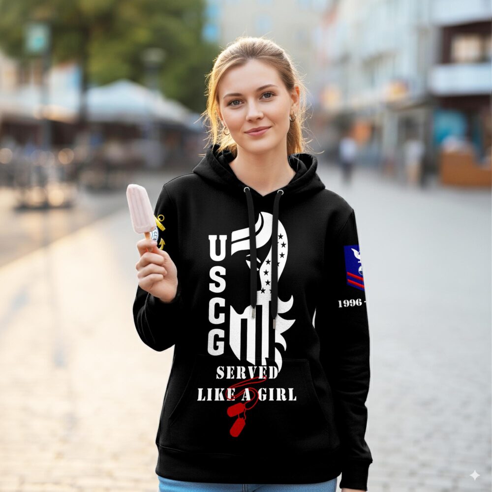 US Coast Guard, I Walked The Walk - Women Hoodie - Image 2