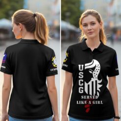 US Coast Guard, E 5 Red - Women Polo Shirt