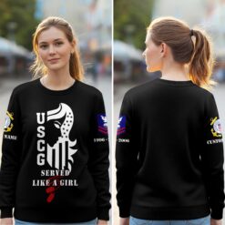 US Coast Guard, E 6 Red - Women Sweatshirt