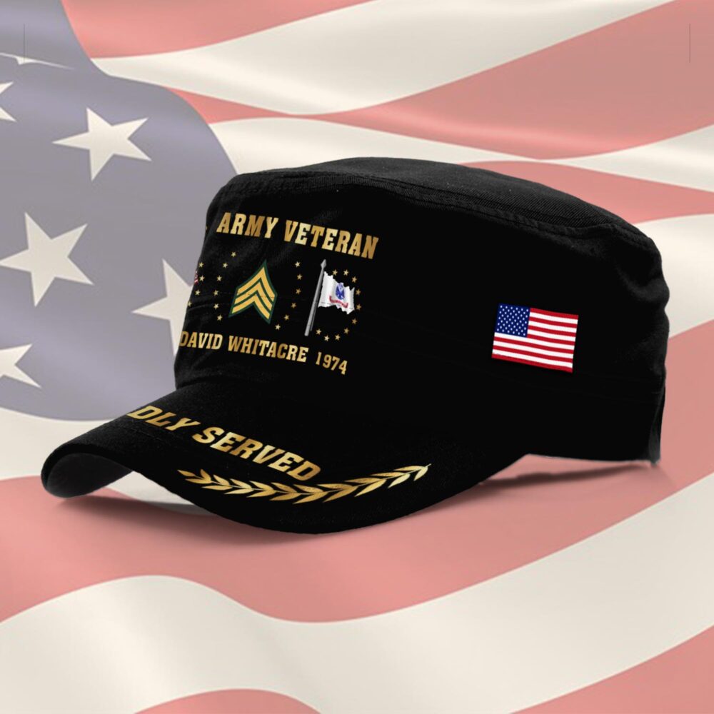 US Army, Duty, Honor, Country - Military Cap - Image 2