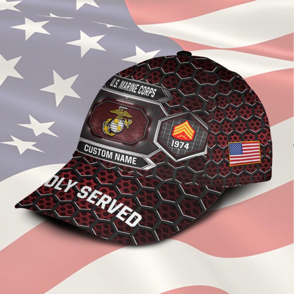 US Marine Corps, Served With Pride - Classic Cap - Image 2