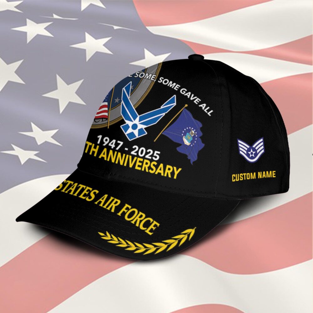US Air Force, E 3 Air Force Airman First Class - Classic Cap - Image 2