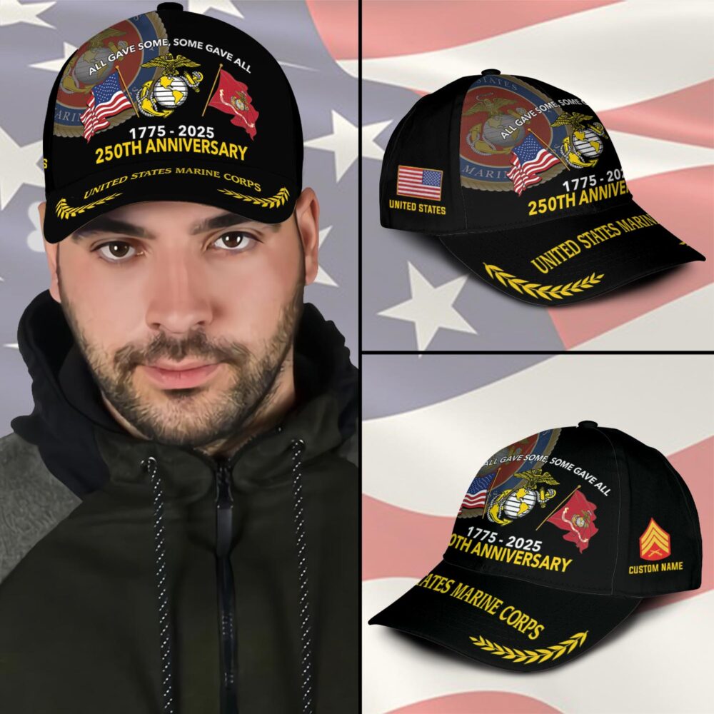 US Marine Corps, Honoring All Who Served - Classic Cap - Image 3