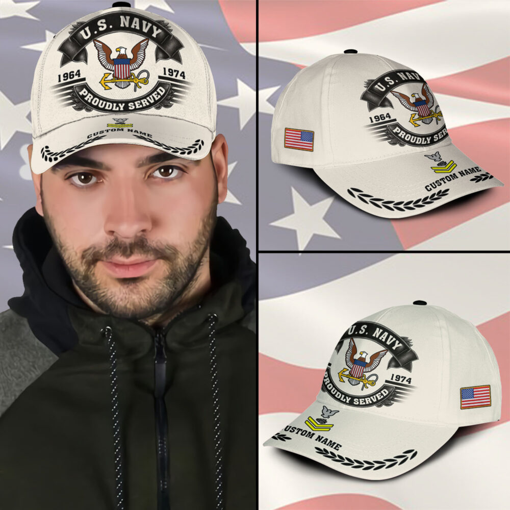 US Navy, Served With Pride - Classic Cap - Image 3