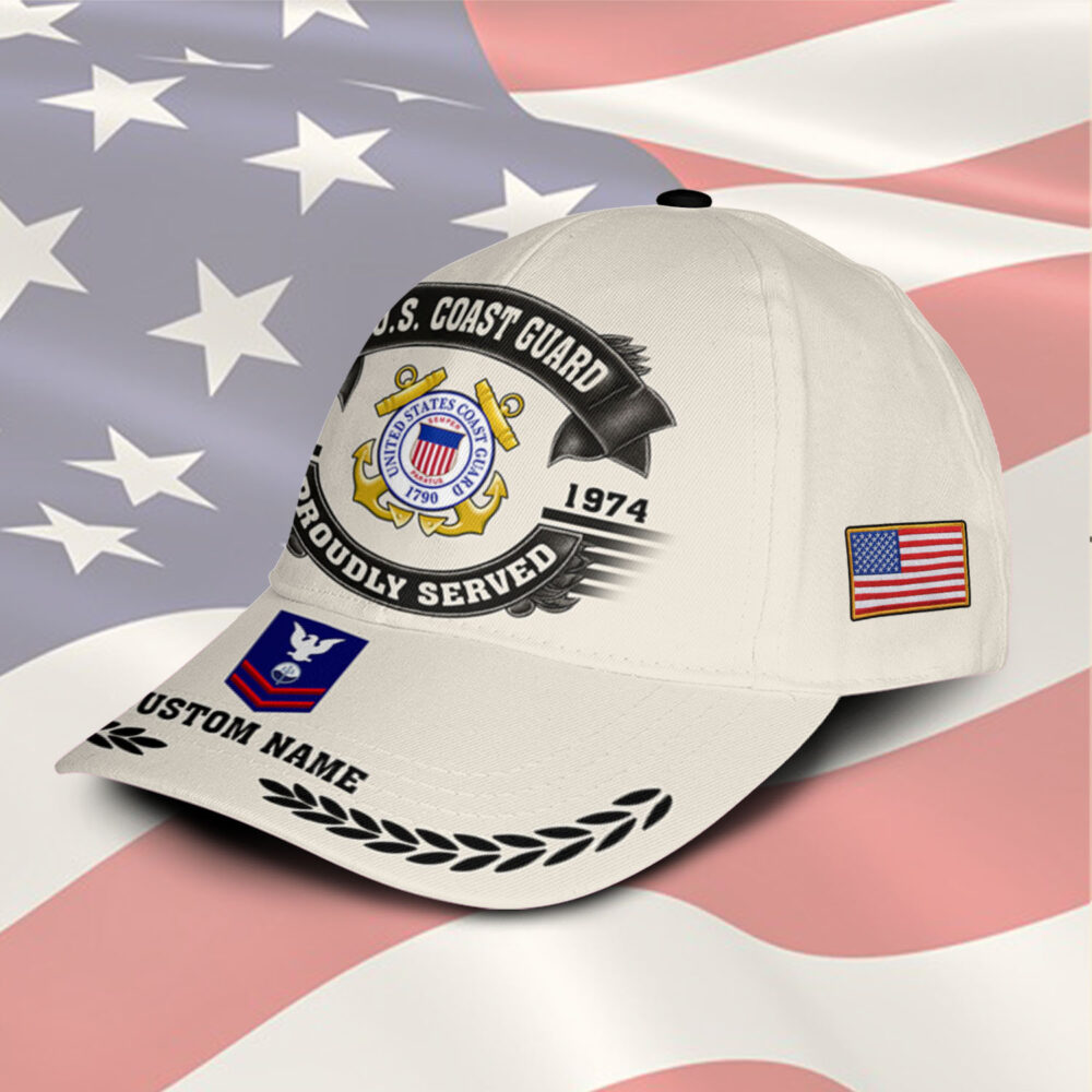 US Coast Guard, E 7 Red - Classic Cap - Image 2