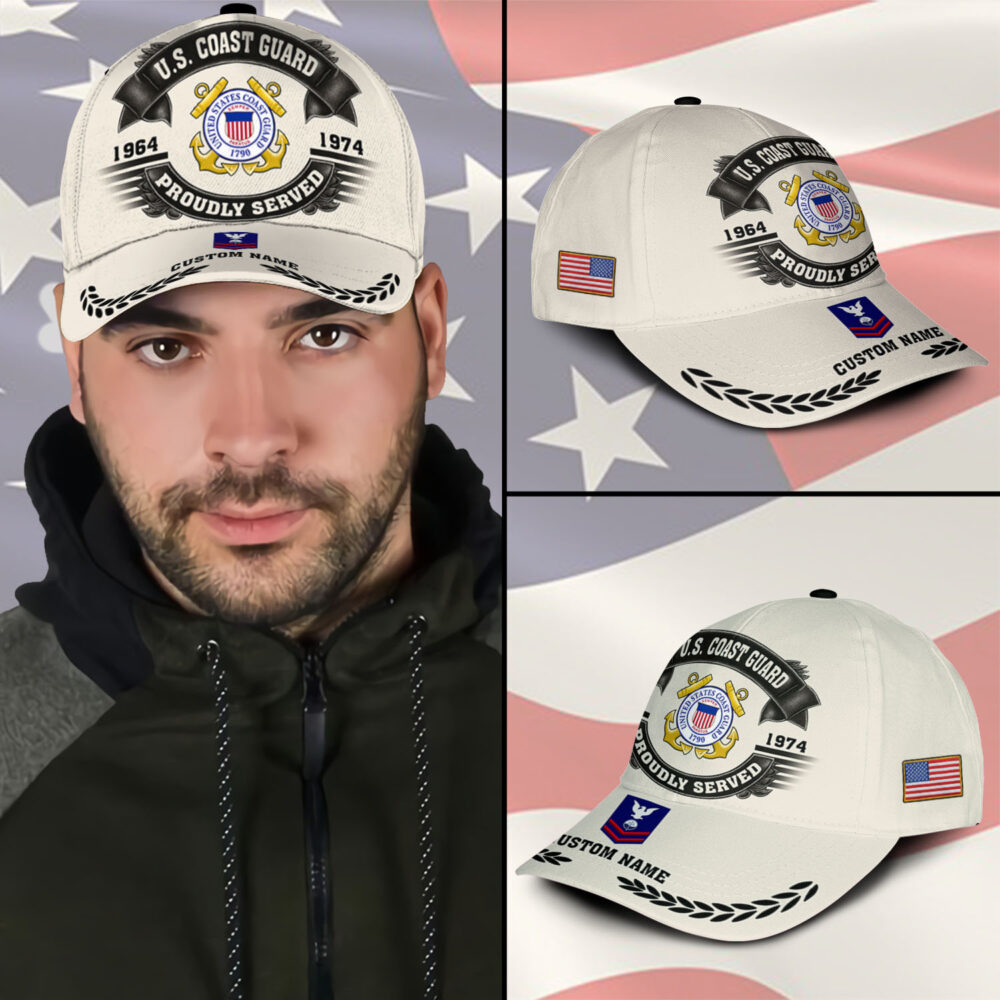 US Coast Guard, E 7 Red - Classic Cap - Image 3