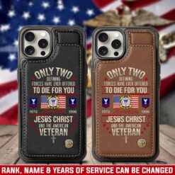 US Coast Guard, E 2 Blue - Leather Flip Phone Case