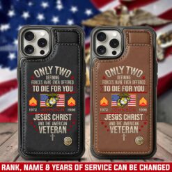 US Marine Corps, Freedom Isn't Free - Leather Flip Phone Case