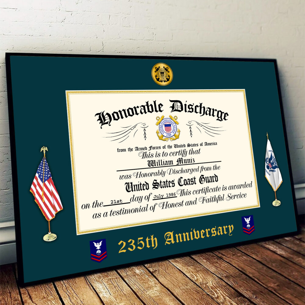 US Coast Guard, Always Remember, Never Forget - Poster 36x24in - Image 2