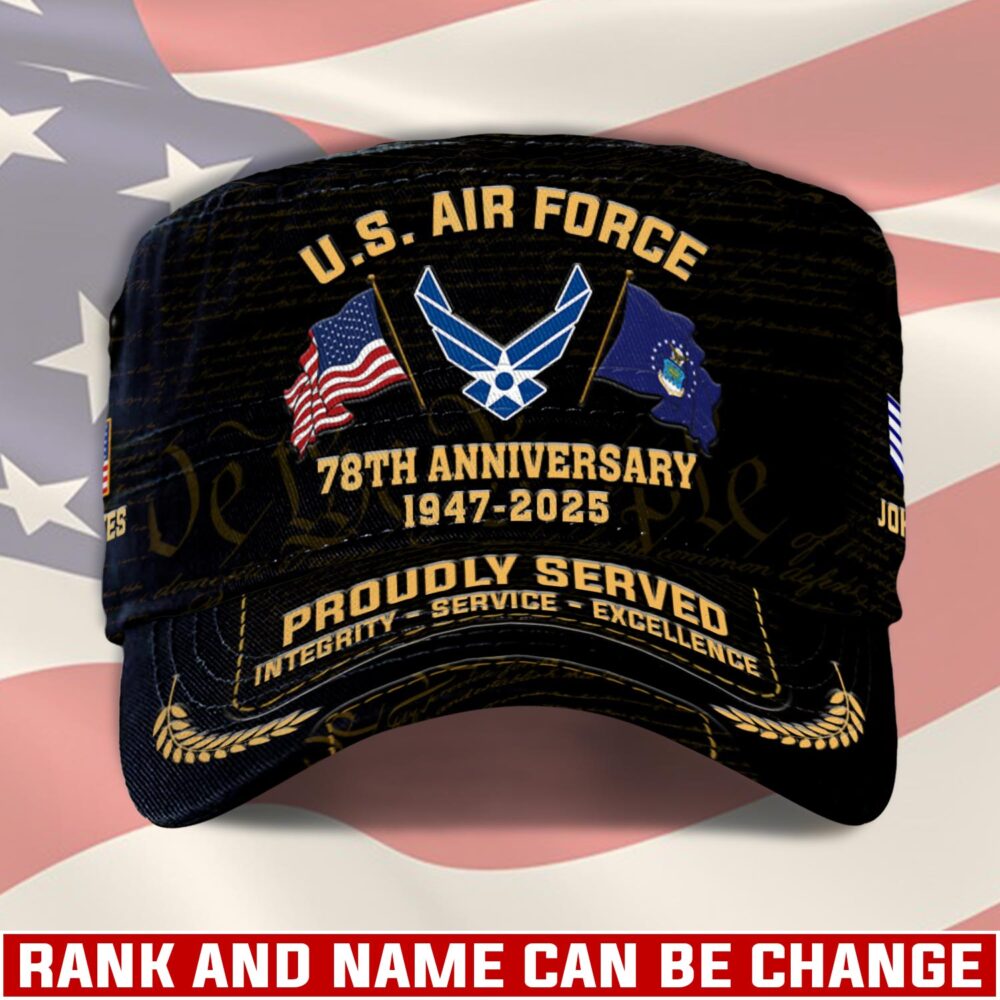 US Air Force , E 8 Air Force Senior Master Sergeant - Military Cap