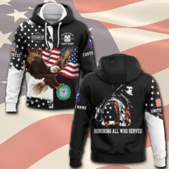 US Coast Guard, E 3 White - Hoodie