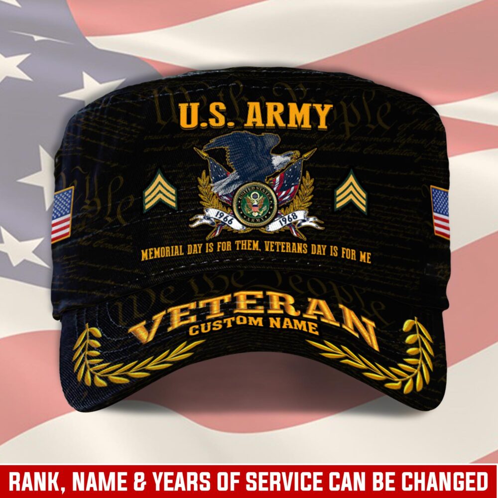 US Army, Remember - Honor - Respect - Military Cap