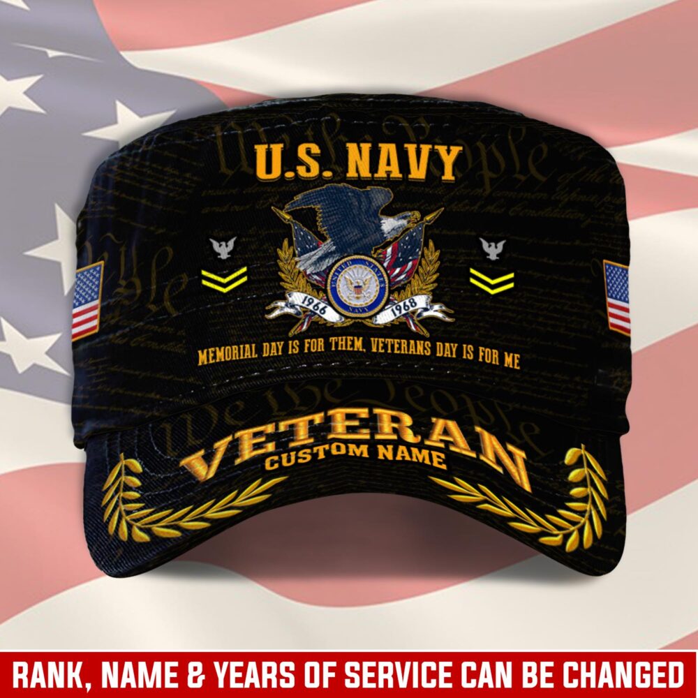 US Navy, E 3 Red - Military Cap